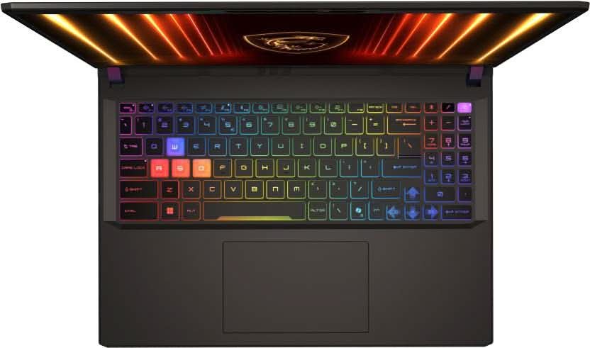 MSI Vector 16 HX AI Gaming Laptop Intel Core Ultra 9-275HX Processor, RTX 5080, 16x2GB, 1TB SSD, 16