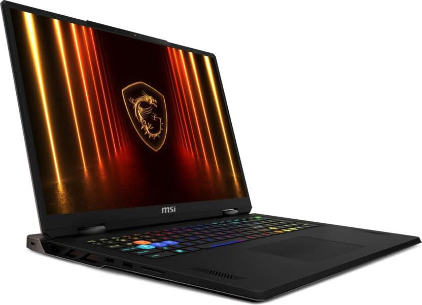 MSI Vector A18 HX Gaming Laptop AMD Ryzen 9 16 Core 9955HX Processor, NVIDIA GeForce RTX 5080, 16x2GB, 2TB SSD, 18