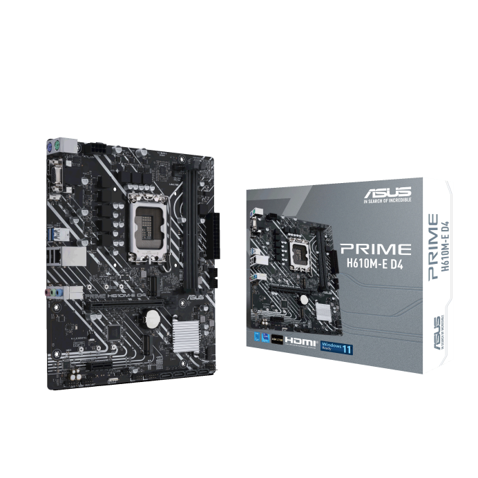 Asus Prime H610M-E D4 Motherboard