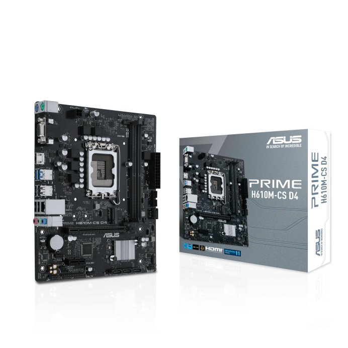 Asus Prime H610M-CS D4 Motherboard - | Buy Online at Shwetha Computers