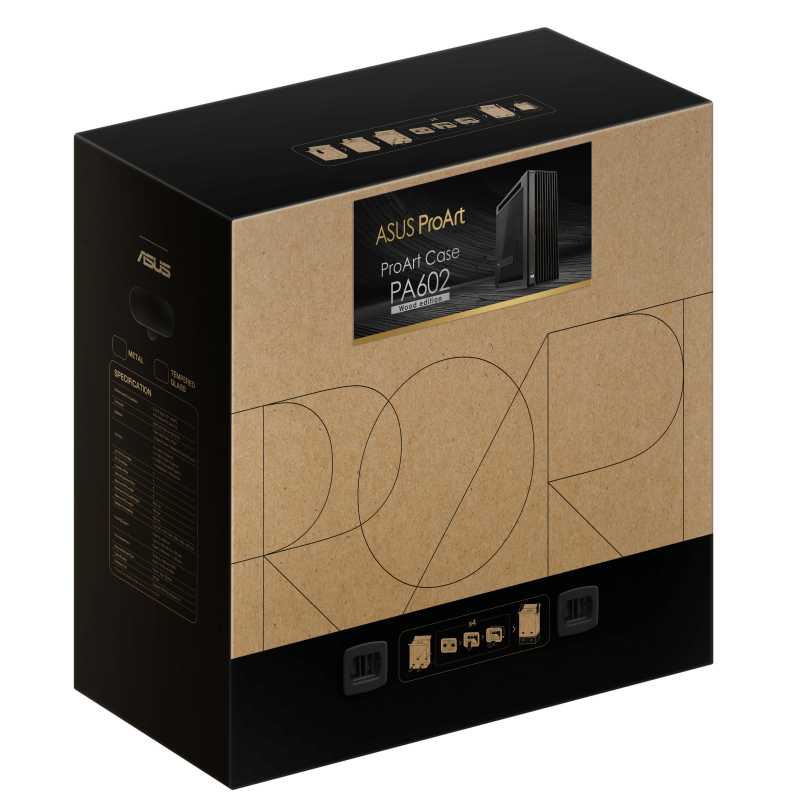 ASUS ProArt PA602 Wood Edition combines artistic design with modern PC case