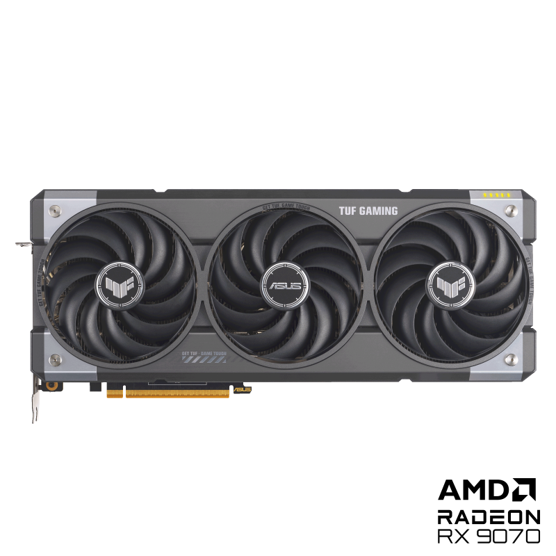 ASUS TUF Radeon RX 9070 OC Edition 16GB GDDR6 256-Bit Gaming Graphics Card