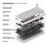 Cybeart Nighthawk 75 | TKL Tri-Mode Gaming Keyboard - | Buy Online at Shwetha Computers
