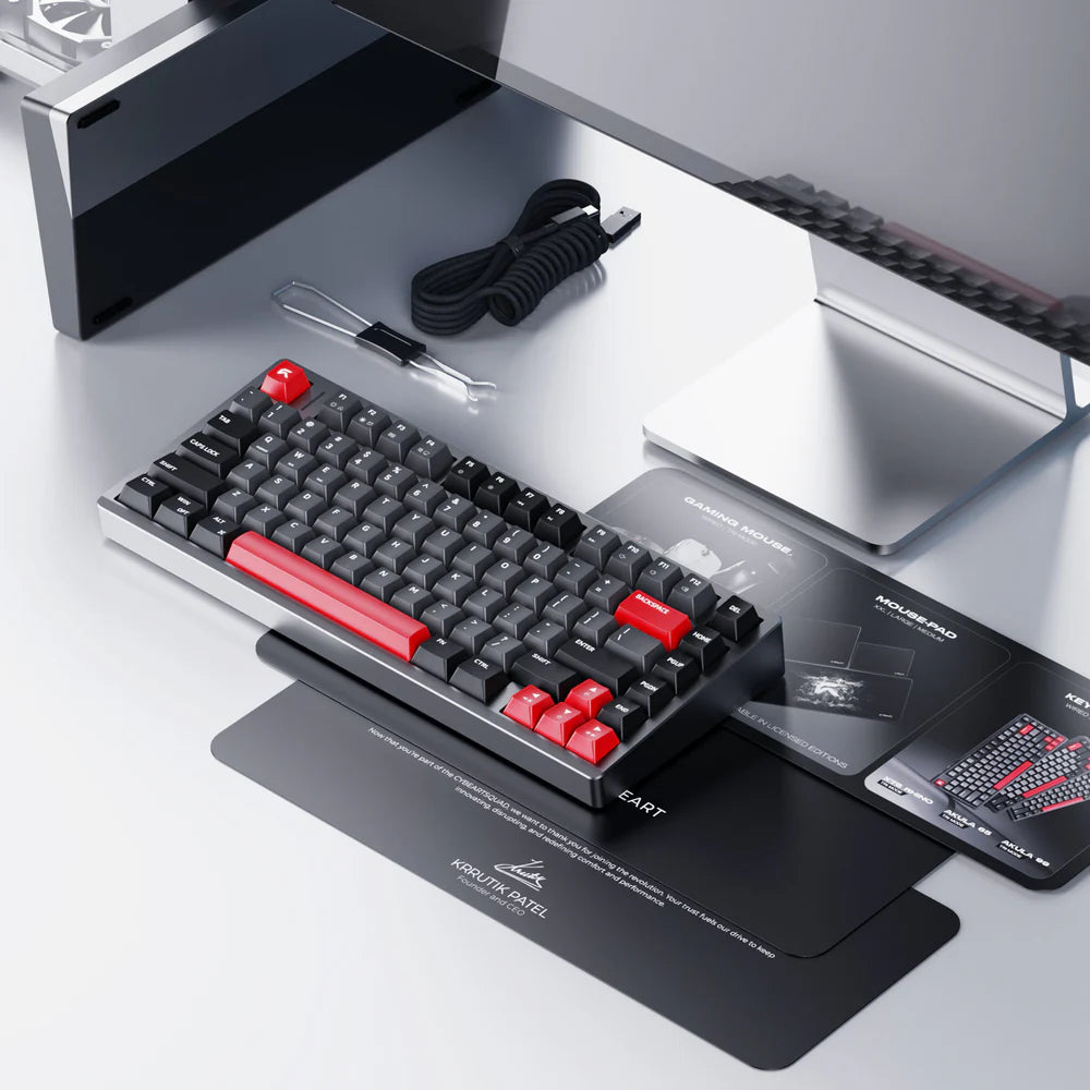 Cybeart X75 Rhino | TKL CNC Aluminium Tri-Mode Gaming Keyboard - | Buy Online at Shwetha Computers