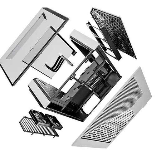 Hyte Y60 Panoramic ATX Mid Tower Cabinet (Black and White)