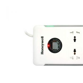 Honeywell 5 out surge protector with master switch + 2 USB
