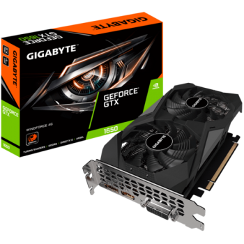 Gigabyte GeForce GTX 1650 D6 WindForce 4GB GDDR6 (GV-N1656WF2-4GD) Graphics Card