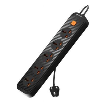 Portronics Power Plate 13 5 Power Sockets with 2M Card Power Extender