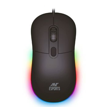 Ant Esports GM40 Optical RGB Wired Gaming Mouse - Black