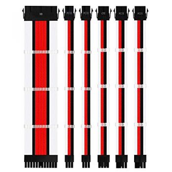 Ant Esports MOD Cable Set White & Black & Red