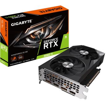 Gigabyte RTX 3060 Ti WindForce OC 8GB  (GV-N306TWF2OC-8GD) Graphics Card