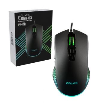 Galax Slider-03, Optical, 7 buttons, 7200 DPI (MGS03UX97RG2B0) Gaming Mouse 