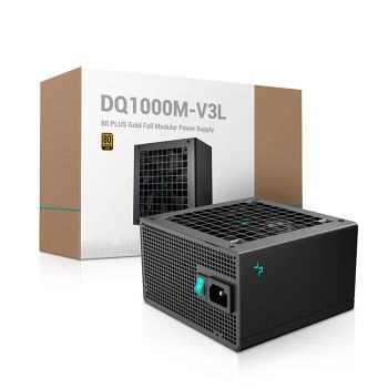 Deepcool DQ1000 R-DQA00M-FB0B-UK Fully Modular Gold PSU Power Supply (6933412716570)