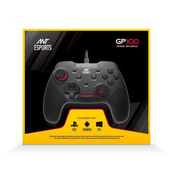 Ant Esports GP100 Wired Gamepad - Black