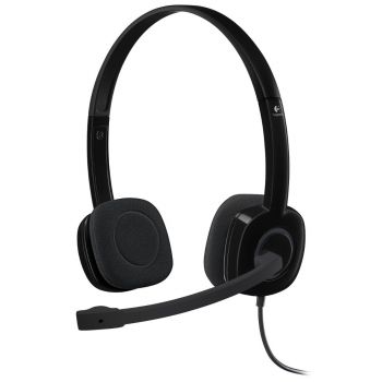 Logitech Stereo Headset H151 - Black - APAMR - singlepin (981-000587)