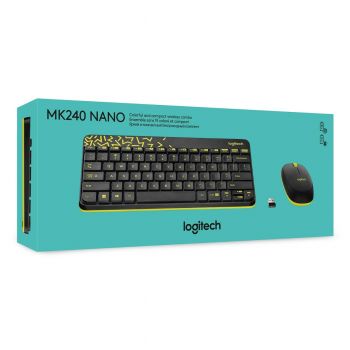 Logitech MK240 Nano Wireless Combo Black (920-008202)