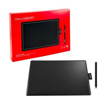 Wacom CTL-472/K0-CX Digital Drawing Graphics Pen Tablet (Red & Black)
