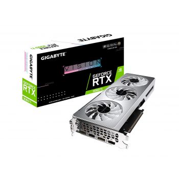 Gigabyte GeForce RTX 3060 TI Vision OC LHR 8GB GDDR6 256-Bit Gaming  (GV-N306TVISION OC-8GD ) Graphics Card