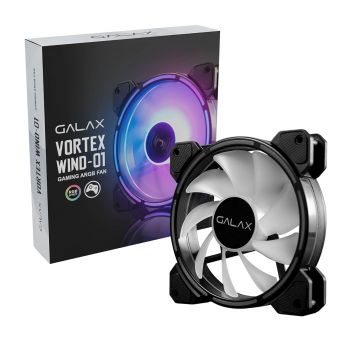 Galax Vortex Wind 01 Fan, 120MM ARGB Fan (FG01T4PAR0)