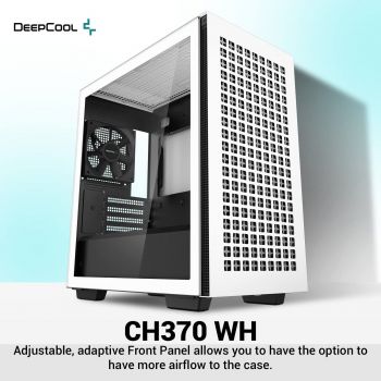 Deepcool CH370 Whitee R-CH370-WHNAM1-G-1 Cabinet (6933412715078)