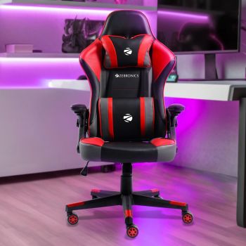Zebronics Gaming Chair (Red) (Zeb-GC1600)