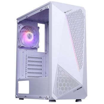 Zebronics Computer Case (Agon White) (84733099) Cabinet