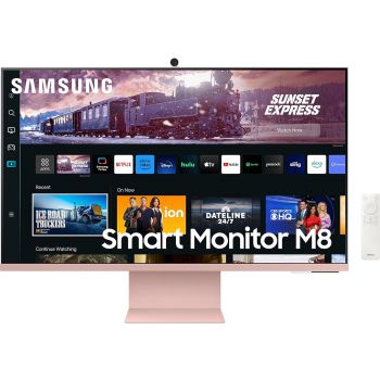 Samsung LS32CM80P 32" 4k, With FHD camera, smart, 4k, Mini HDMI-1, Mini USB-2, type-c, HAS, 10w SPk, 400cd, Srgb100%, 1 Billion Color, Height Adjustment Smart Monitor