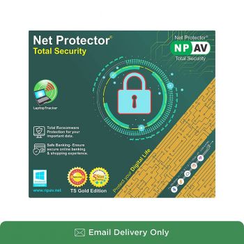 Net Protector NPAV Net Protector Total Security 2022 - 1 PC - 1 Year (Email delivery - No CD)