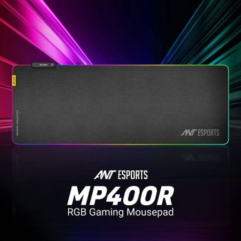 Ant Esports MP400RGB Gaming Mouse Pad - XL  - Black