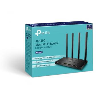 TP-Link AC1200 Mbps Archer A6 Smart WiFi, 5GHz Gigabit Dual Band MU-MIMO Wireless Internet Router