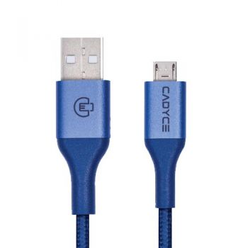 Cadyce Cadmium Premium Braided USB to Micro-USB Cable (Blue) (CA-UMICROBlue)