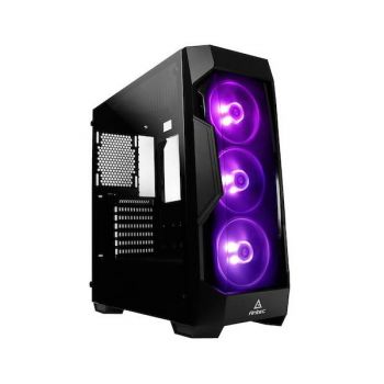 Antec DF500 RGB Mid Tower Gaming Cabinet Supprot ATX, mATX, ITX Motherboard with Tempered Glass Side Panel