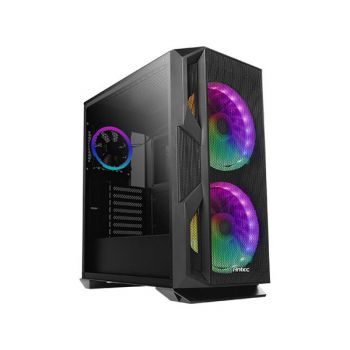 Antec NX 800 Mid Tower Gaming Cabinet Supprot E-ATX, ATX, Micro-ATX, ITX with ARGB Control and 2 x 200mm ARGB Fan in Front & 1 x 120mm  ARGB Fan in Rear