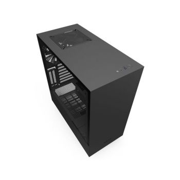 NZXT H510i - Compact ATX Mid -Tower PC Gaming Case - Front I/O USB Type-C Port - Vertical GPU Mount - Tempered Glass Side Panel - Integrated RGB Lighting - Water-Cooling Ready - Black