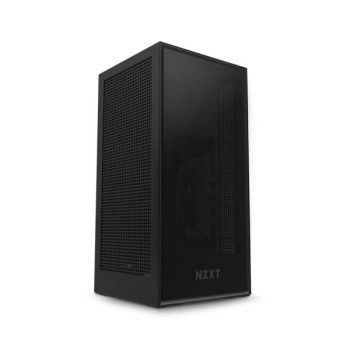 NZXT H1 Black case with 140 AIO cooler with riser card with 650W Modular 80 Plus Gold SMPS