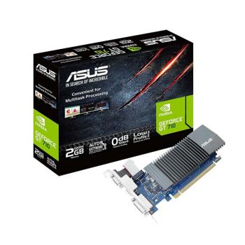 ASUS GeForce GT 710 2GB GDDR5 HDMI VGA DVI Graphics Card (GT710-SL-2GD5-BRK)