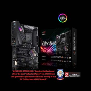 ASUS ROG STRIX B450-F Gaming AMD AM4 B450 ATX Gaming Motherboard