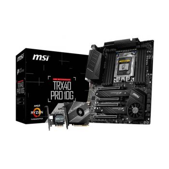MSI TRX40 PRO 10G Motherboard (AMD Socket TRX4/3RD GEN Ryzen THREADRIPPER Series CPU/MAX 256GB DDR4 4666MHZ Memory)
