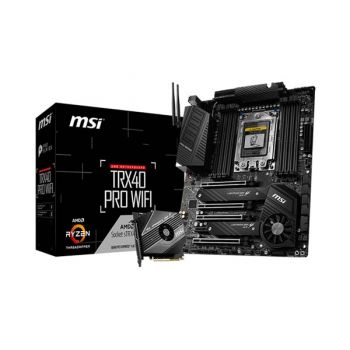 MSI TRX40 Pro WIFI Motherboard (AMD Socket TRX4/3RD GEN Ryzen Threadripper Series CPU/MAX 256GB DDR4 4666MHZ Memory)