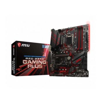 MSI MPG Z390 Gaming Plus Motherboard (INTEL Socket 1151/9TH AND 8TH GENERATION CORE Series CPU/MAX 128GB DDR4 4400MHZ Memory)