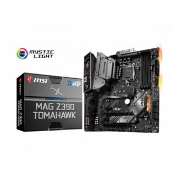 MSI MAG Z390 Tomahawk Motherboard (Intel Socket 1151/9TH AND 8TH Generation Core Series CPU/MAX 128GB DDR4 4400MHZ Memory)