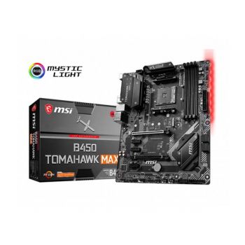 MSI B450 Tomahawk MAX Motherboard (AMD Socket AM4/Ryzen Series CPU/MAX 64GB DDR4 4133MHZ Memory)