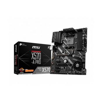 MSI X570-A Pro Motherboard (AMD Socket AM4/Ryzen Series CPU/MAX 128GB DDR4 4400MHZ Memory)
