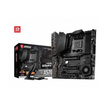 MSI MEG X570 Unify Motherboard (AMD Socket AM4/2ND AND 3RD GEN Ryzen Series CPU/MAX 128GB DDR4 4400MHZ Memory)
