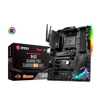 MSI B450 Gaming Pro Carbon MAX WIFI Motherboard (AMD Socket AM4/Ryzen Series CPU/MAX 128GB DDR4 4133MHZ Memory)
