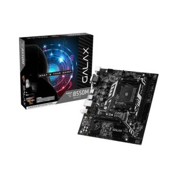 Galax B550M AMD Motherboard SATA 6Gbps, DDR4 32GB, HDMI, USB 3.2 Gen 1
