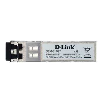 D-Link DEM-311GT 1000BASE-SX Multi-Mode 550 M LC SFP Transceiver