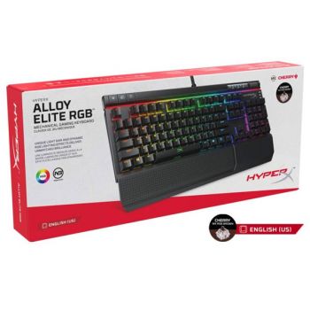 HyperX HX-KB2BR2-US/R1 Alloy Elite RGB LED Cherry MX Brown Mechanical Gaming Keyboard (Black)