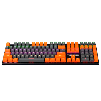 Gamdias Hermes M5A Mechanical Keyboard Orange Black Colour (Blue Switch)