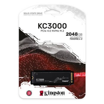 Kingston KC3000 PCIe 4.0 NVMe M.2 2TB SSD (SKC3000D/2048G)